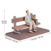 AIDLNS Forrest Gump Figurine, Film Characters Sculpted Hand-Painted Figure Inspiring Life Christmas Anniversary Collectible Figurines Gift for Husband Boyfriend Friend Birthday AIDLNS Forrest Gump Figurine, Film Characters Sculpted Hand-Painted Figure Inspiring Life Christmas Anniversary Collectible Figurines Gift for Husband Boyfriend Friend Birthday