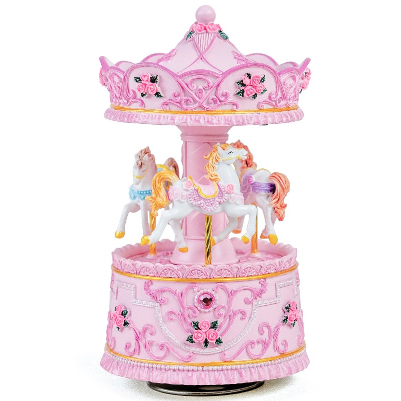 Carousel Music Box Gift, Wind Up Musical Box with Light Christmas Valentine's Day Anniversary Birthday Gifts for Wife Girls Girlfriend Daughter Son Plays You are My Sunshine Carousel Music Box Gift, Wind Up Musical Box with Light Christmas Valentine's Day Anniversary Birthday Gifts for Wife Girls Girlfriend Daughter Son Plays You are My Sunshine
