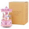 Carousel Music Box Gift, Wind Up Musical Box with Light Christmas Valentine's Day Anniversary Birthday Gifts for Wife Girls Girlfriend Daughter Son Plays You are My Sunshine Carousel Music Box Gift, Wind Up Musical Box with Light Christmas Valentine's Day Anniversary Birthday Gifts for Wife Girls Girlfriend Daughter Son Plays You are My Sunshine