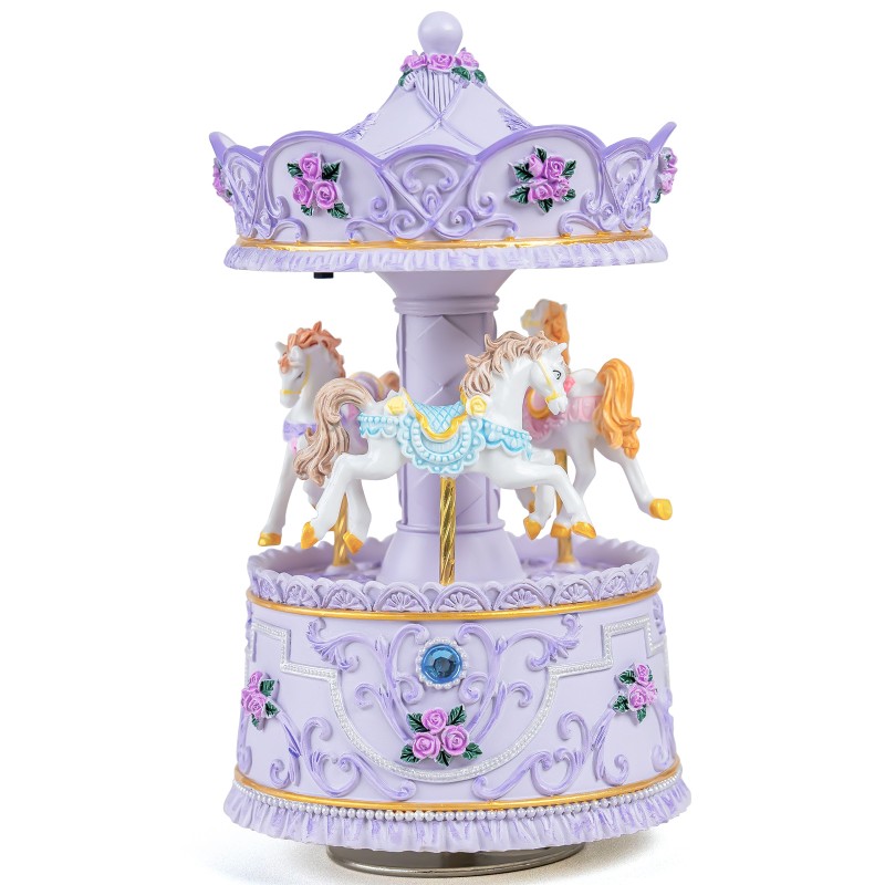 Carousel Music Box Gift, Wind Up Musical Box with Light Christmas Valentine's Day Anniversary Birthday Gifts for Wife Girls Girlfriend Daughter Son Plays You are My Sunshine Carousel Music Box Gift, Wind Up Musical Box with Light Christmas Valentine's Day Anniversary Birthday Gifts for Wife Girls Girlfriend Daughter Son Plays You are My Sunshine