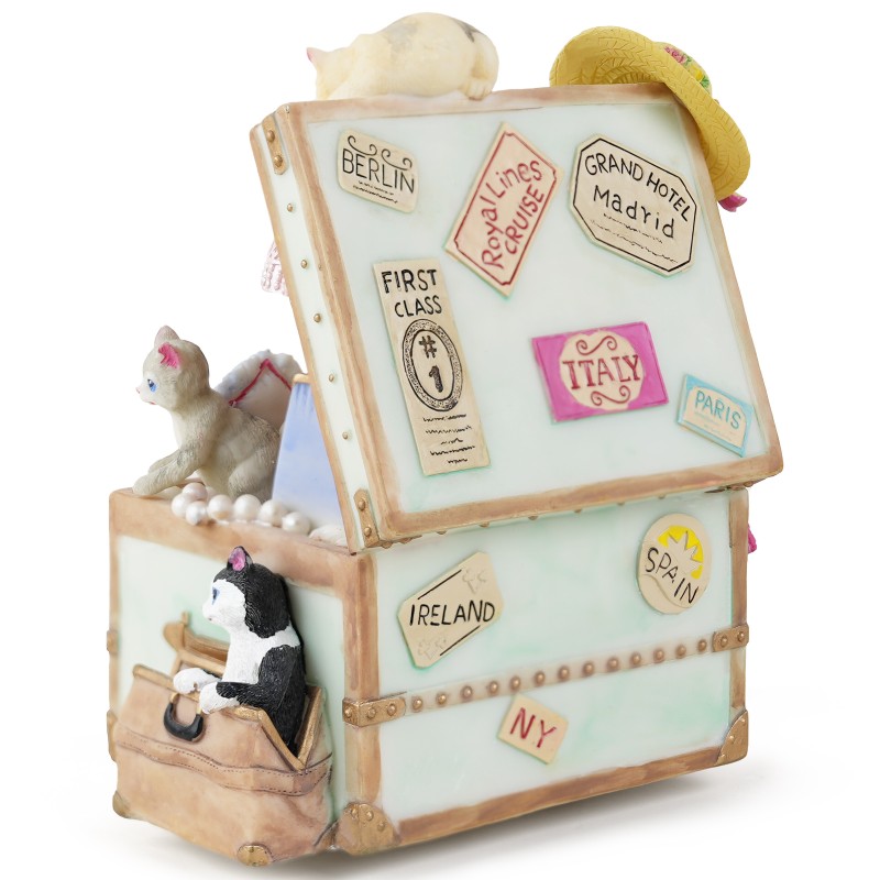 Cat Music Box Gift for Girls, Cute Wind Up Keepsake for Daughter Wife Girlfriend Sister Granddaughter, Lovely Birthday Christmas Friendship Gifts Play Castle in the Sky Cat Music Box Gift for Girls, Cute Wind Up Keepsake for Daughter Wife Girlfriend Sister Granddaughter, Lovely Birthday Christmas Friendship Gifts Play Castle in the Sky