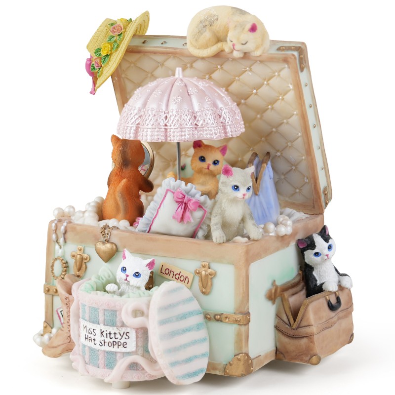 Cat Music Box Gift for Girls, Cute Wind Up Keepsake for Daughter Wife Girlfriend Sister Granddaughter, Lovely Birthday Christmas Friendship Gifts Play Castle in the Sky Cat Music Box Gift for Girls, Cute Wind Up Keepsake for Daughter Wife Girlfriend Sister Granddaughter, Lovely Birthday Christmas Friendship Gifts Play Castle in the Sky