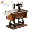 Sewing Machine Music Box Vintage Keepsake Birthday Anniversary Christmas Mother Day Gift For Mom Grandma Sewing Machine Music Box Vintage Keepsake Birthday Anniversary Christmas Mother Day Gift For Mom Grandma