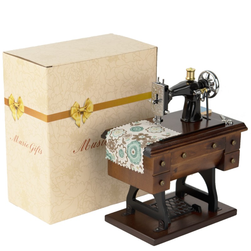Sewing Machine Music Box Vintage Keepsake Birthday Anniversary Christmas Mother Day Gift For Mom Grandma Sewing Machine Music Box Vintage Keepsake Birthday Anniversary Christmas Mother Day Gift For Mom Grandma
